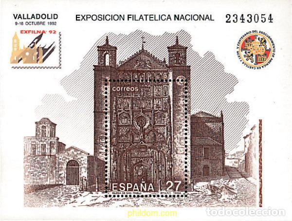 Timbres: 85893 MNH ESPA&Ntilde;A 1992 EXFILNA 92. EXPOSICION FILATELICA NACIONAL