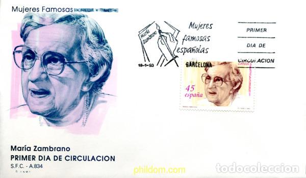 Timbres: 261422 MNH ESPA&Ntilde;A 1993 MUJERES FAMOSAS ESPA&Ntilde;OLAS