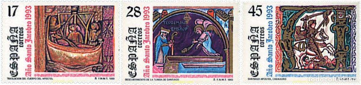 Briefmarken: 85441 MNH ESPA&Ntilde;A 1993 A&Ntilde;O SANTO JACOBEO