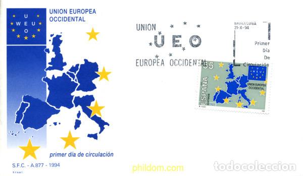 Sellos: 261410 MNH ESPA&Ntilde;A 1994 UNION EUROPEA OCCIDENTAL