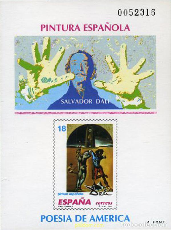 Sellos: 21882 MNH ESPA&Ntilde;A 1994 PINTURA ESPA&Ntilde;OLA. SALVADOR DALI