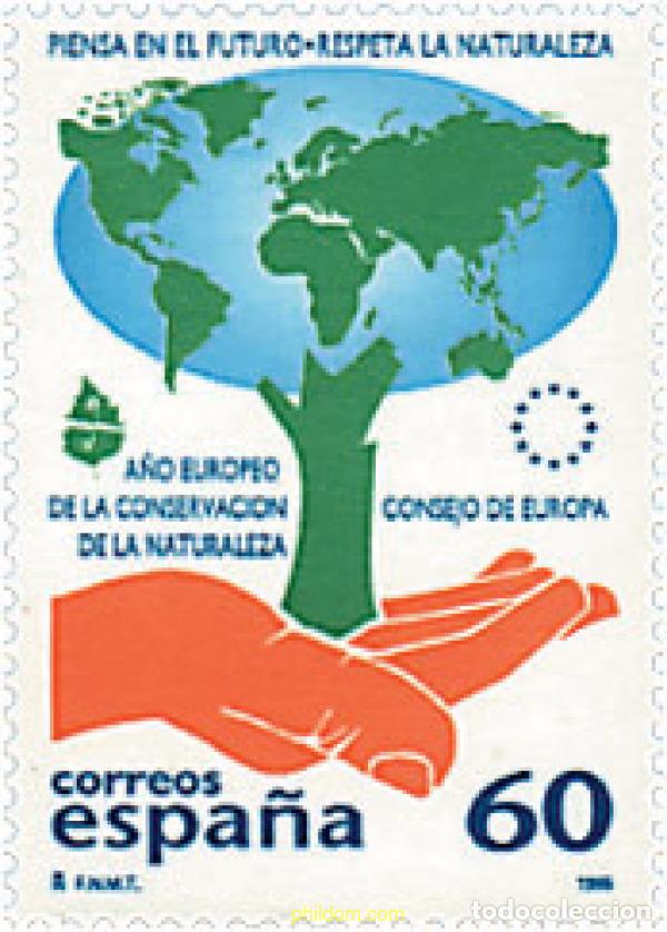 Timbres: 85954 MNH ESPA&Ntilde;A 1995 A&Ntilde;O EUROPEO DE LA CONSERVACION DE LA NATURALEZA