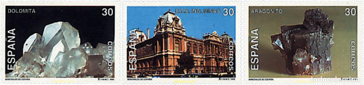 Timbres: 85951 MNH ESPA&Ntilde;A 1995 MINERALES DE ESPA&Ntilde;A