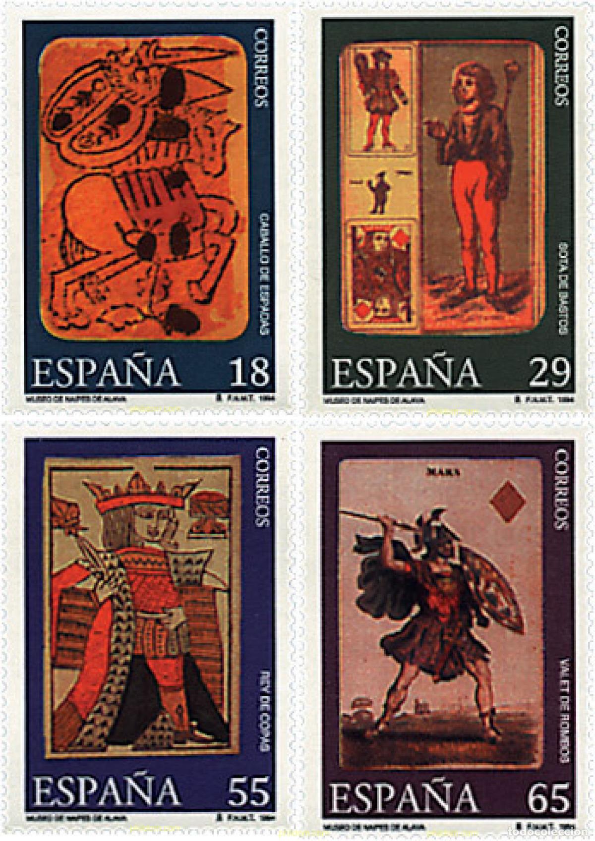 Timbres: 85462 MNH ESPA&Ntilde;A 1994 MUSEO DE NAIPES