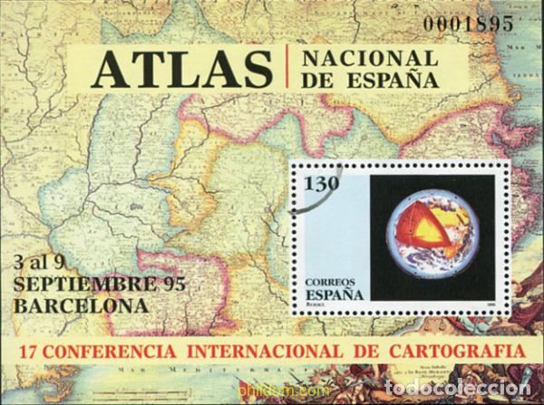 Timbres: 682016 MNH ESPA&Ntilde;A 1995 17 CONFERENCIA INTERNACIONAL DE CARTOGRAFIA