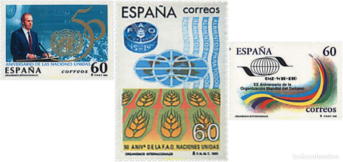 Timbres: 85960 MNH ESPA&Ntilde;A 1995 ORGANISMOS INTERNACIONALES