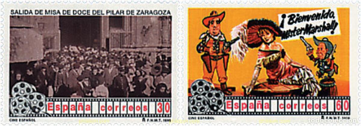 Sellos: 85473 MNH ESPA&Ntilde;A 1996 CINE ESPA&Ntilde;OL
