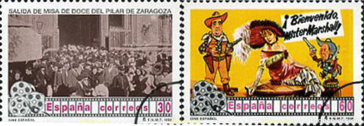 Sellos: 208483 MNH ESPA&Ntilde;A 1996 CINE ESPA&Ntilde;OL