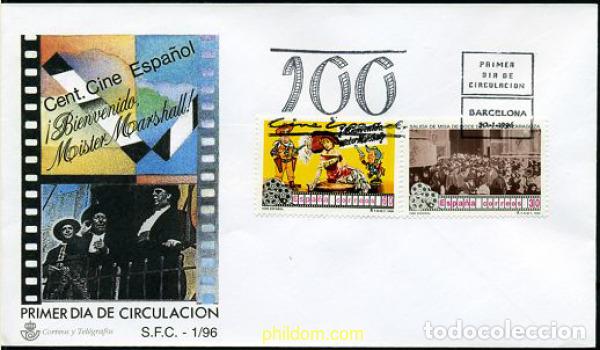 Sellos: 208765 MNH ESPA&Ntilde;A 1996 CINE ESPA&Ntilde;OL