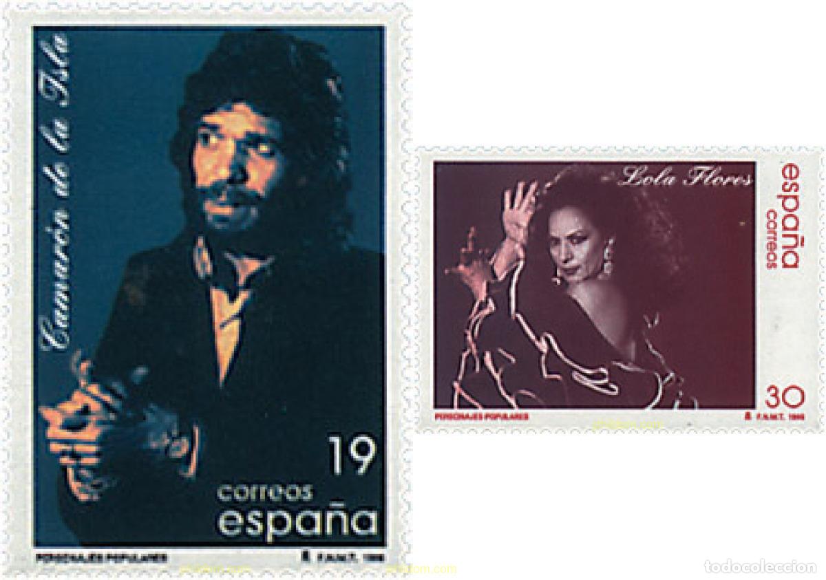 Sellos: 85992 MNH ESPA&Ntilde;A 1996 PERSONAJES POPULARES