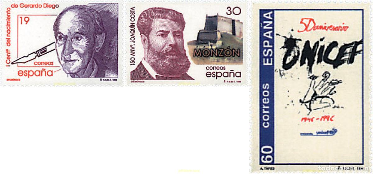 Sellos: 85994 MNH ESPA&Ntilde;A 1996 EFEMERIDES