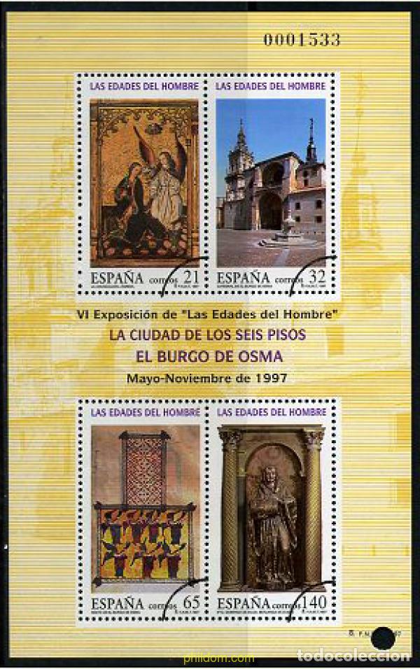 Sellos: 208432 MNH ESPA&Ntilde;A 1997 LAS EDADES DEL HOMBRE