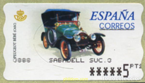 Sellos: 251666 MNH ESPA&Ntilde;A 2001 COCHES