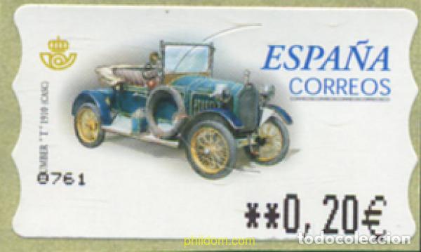 Sellos: 251486 MNH ESPA&Ntilde;A 2001 COCHES