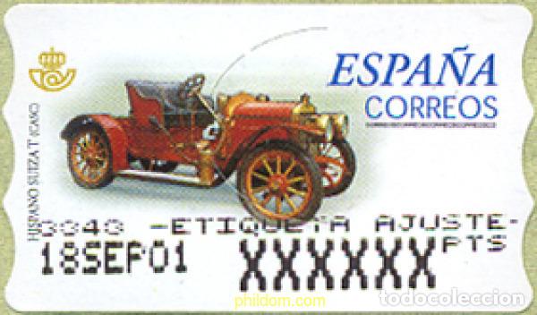 Sellos: 273478 MNH ESPA&Ntilde;A 2001 COCHES