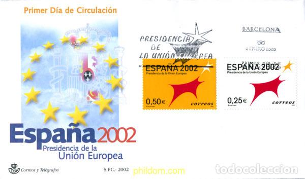 Briefmarken: 261046 MNH ESPA&Ntilde;A 2002 PRESIDENCIA DE LA UNION EUROPEA