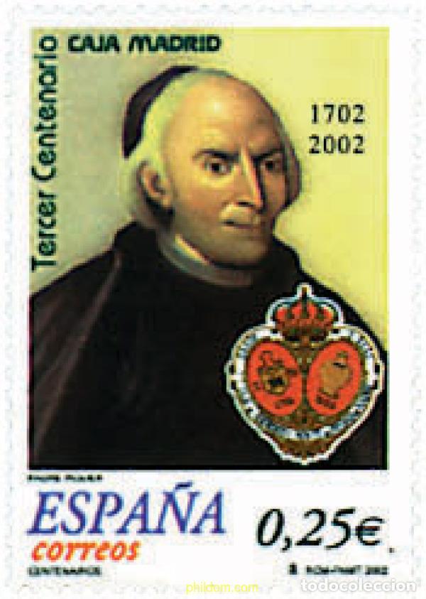 Briefmarken: 83060 MNH ESPA&Ntilde;A 2002 TERCER CENTENARIO DE CAJA MADRID