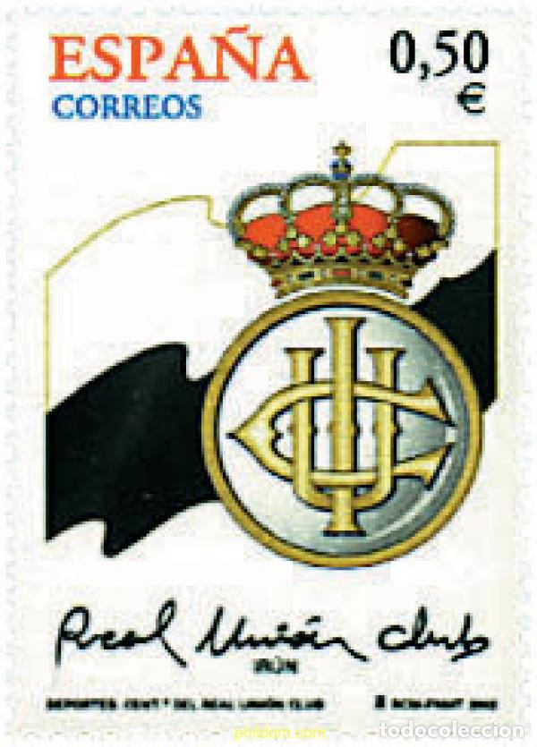 Briefmarken: 83067 MNH ESPA&Ntilde;A 2002 CENTENARIO DEL REAL UNION CLUB DE IRUN