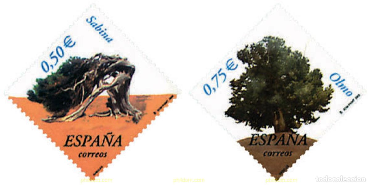 Sellos: 82992 MNH ESPA&Ntilde;A 2002 ARBOLES