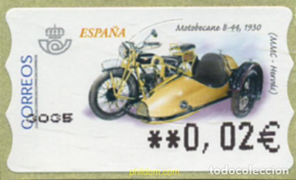 Sellos: 251698 MNH ESPA&Ntilde;A 2002 MOTO CLASICA