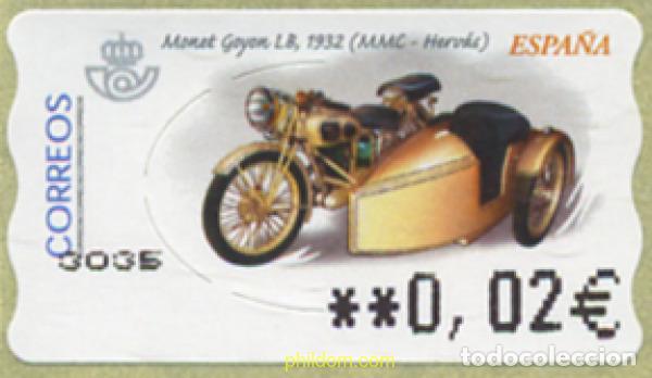 Sellos: 251695 MNH ESPA&Ntilde;A 2001 MOTO CLASICA