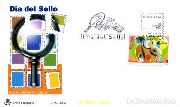 Sellos: 261455 MNH ESPA&Ntilde;A 2002 DIA DEL SELLO