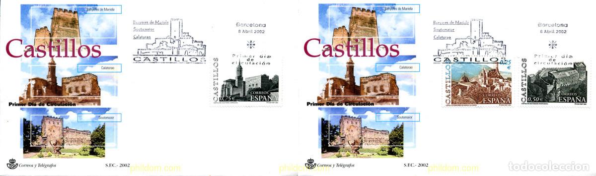Sellos: 261037 MNH ESPA&Ntilde;A 2002 CASTILLOS ESPA&Ntilde;OLES
