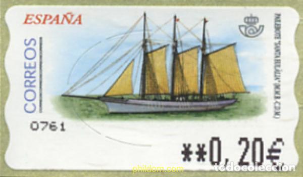 Sellos: 251703 MNH ESPA&Ntilde;A 2002 BARCOS