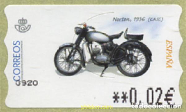 Sellos: 251696 MNH ESPA&Ntilde;A 2002 MOTO CLASICA