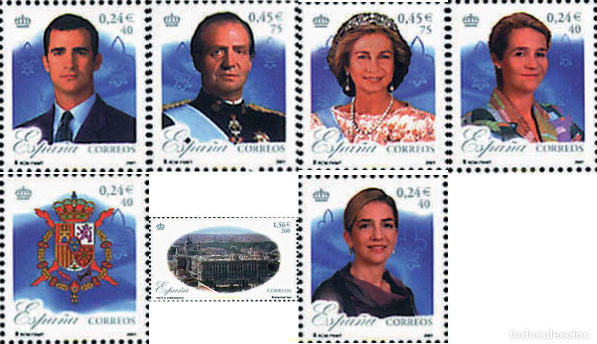 Sellos: 258312 MNH ESPA&Ntilde;A 2001 25 ANIVERSARIO DEL REINADO DE DON JUAN CARLOS I