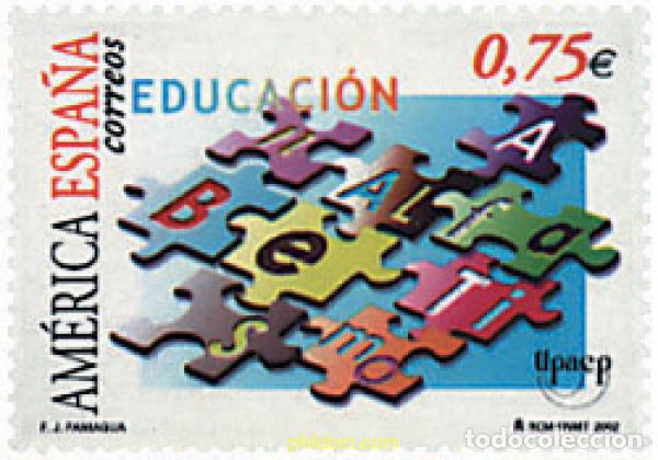 Sellos: 118329 MNH ESPA&Ntilde;A 2002 AMERICA-UPAEP 2002 - EDUCACION Y ANALFABETISMO