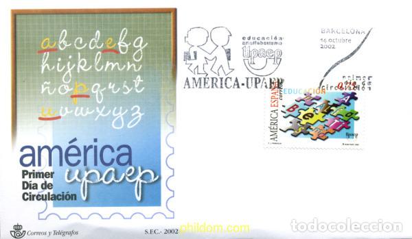 Sellos: 261041 MNH ESPA&Ntilde;A 2002 AMERICA-UPAEP 2002 - EDUCACION Y ANALFABETISMO