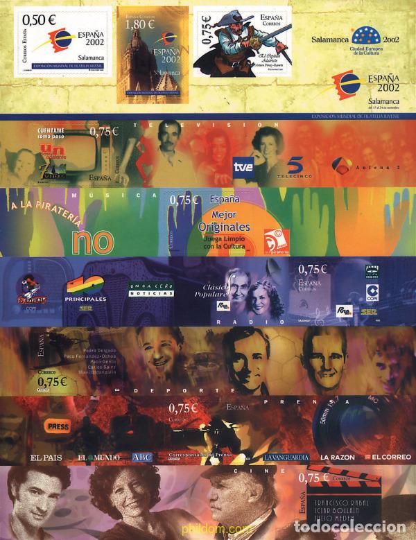 Sellos: 164411 MNH ESPA&Ntilde;A 2002 ESPA&Ntilde;A 2002. EXPOSICION FILATELICA INTERNACIONAL