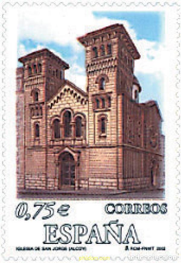 Sellos: 118424 MNH ESPA&Ntilde;A 2002 IGLESIA DE SAN JORGE