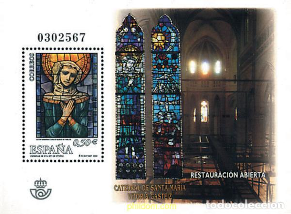 Sellos: 118499 MNH ESPA&Ntilde;A 2002 CATEDRAL DE VITORIA