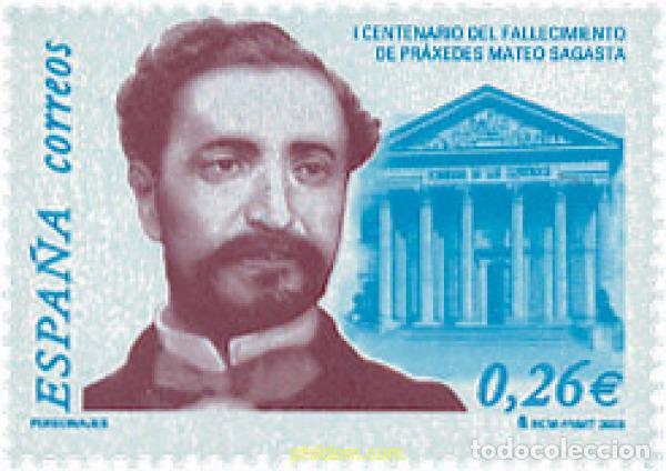 Stamps: 110765 MNH ESPA&Ntilde;A 2003 CENTENARIO DE LA MUERTE DE PRAXEDES MATEO SAGASTA