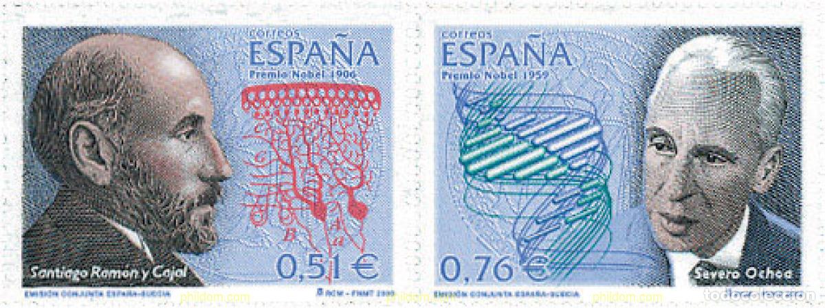 Timbres: 110773 MNH ESPA&Ntilde;A 2003 PREMIOS NOBEL