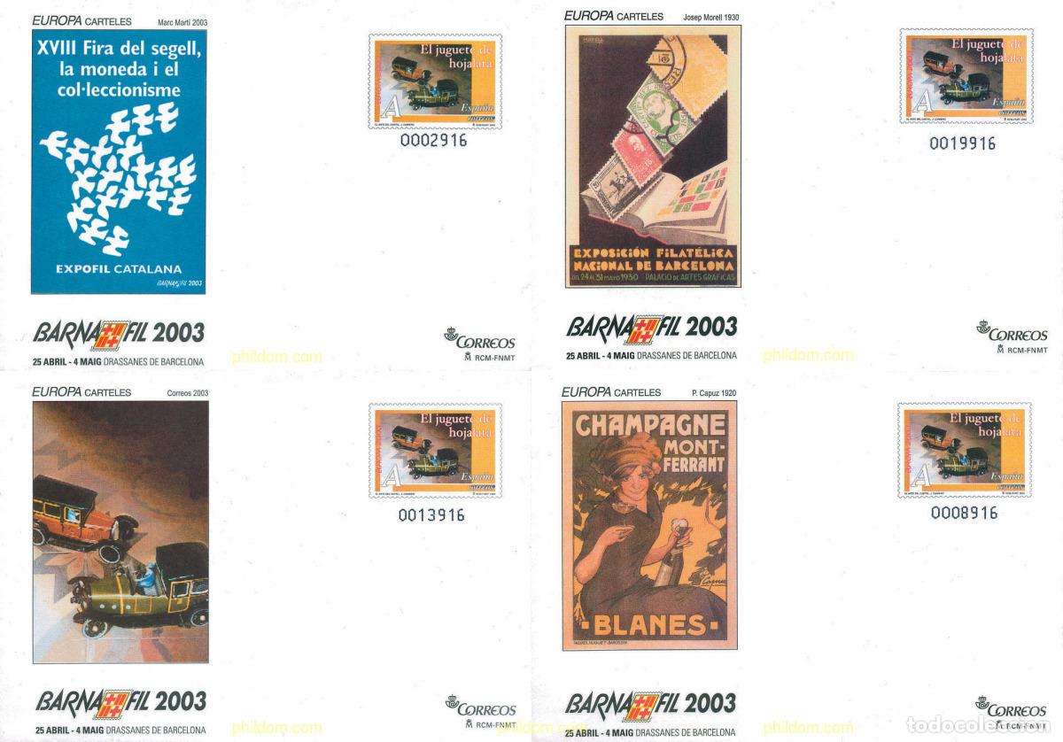 Timbres: 110816 MNH ESPA&Ntilde;A 2003 EUROPA CEPT. ARTE DEL CARTEL