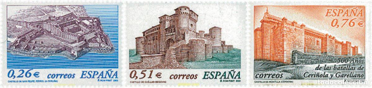 Timbres: 124713 MNH ESPA&Ntilde;A 2003 CASTILLOS ESPA&Ntilde;OLES
