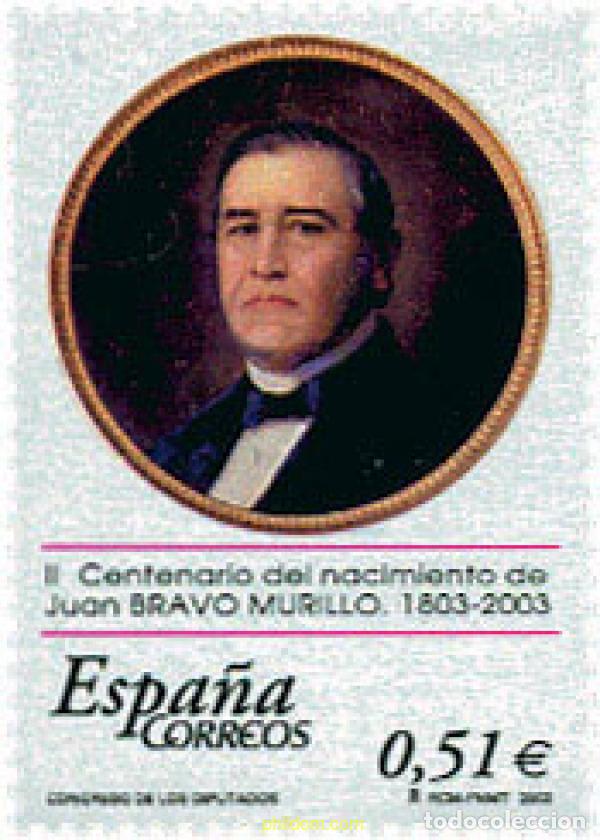 Sellos: 124717 MNH ESPA&Ntilde;A 2003 2 CENTENARIO DEL NACIMIENTO DE BRAVO MURILLO