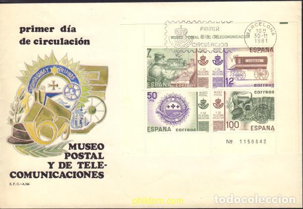 Francobolli: 437346 MNH ESPA&Ntilde;A 1981 MUSEO POSTAL Y DE TELECOMUNICACIONES