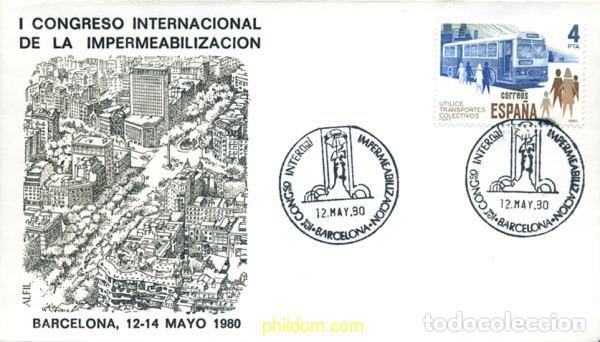 Francobolli: 244567 USED ESPA&Ntilde;A 1980 TRANSPORTES COLECTIVOS