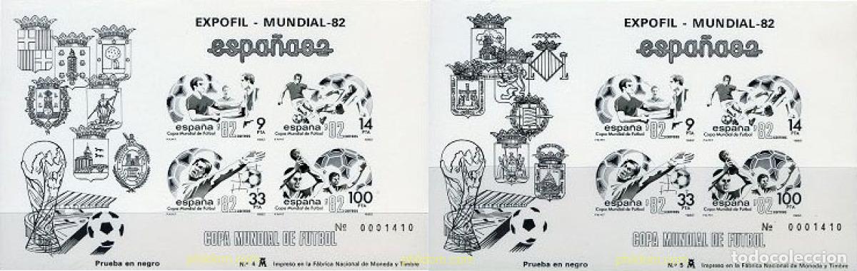 Francobolli: 162045 MNH ESPA&Ntilde;A 1982 COPA DEL MUNDO DE FUTBOL. ESPA&Ntilde;A-82