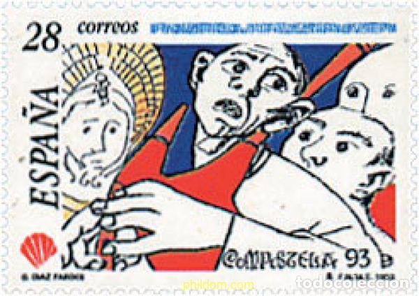Sellos: 117268 MNH ESPA&Ntilde;A 1993 COMPOSTELA 93