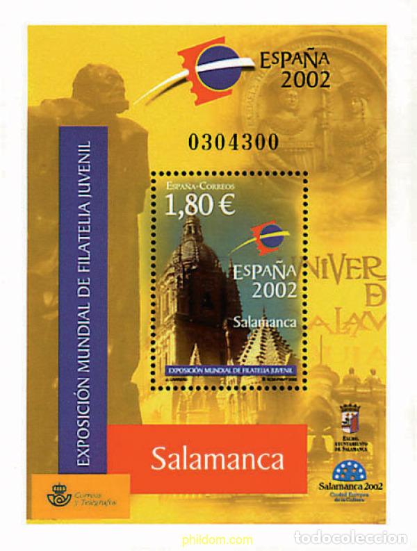 Sellos: 118269 MNH ESPA&Ntilde;A 2002 ESPA&Ntilde;A 2002. EXPOSICION FILATELICA INTERNACIONAL