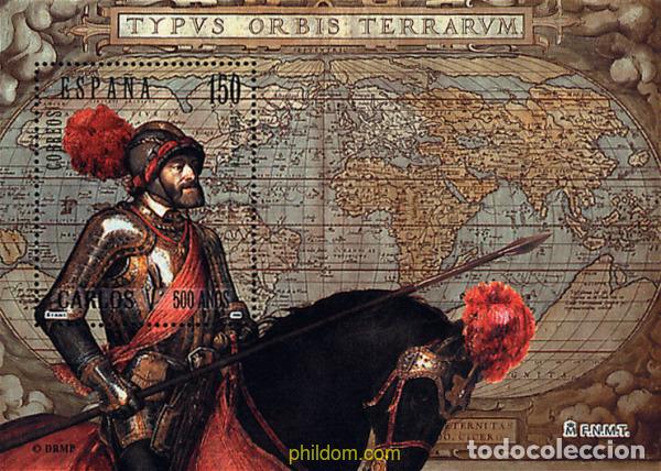 Sellos: 118051 MNH ESPA&Ntilde;A 2000 500 ANIVERSARIO DEL NACIMIENTO DE CARLOS V