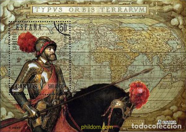 Sellos: 118053 MNH ESPA&Ntilde;A 2000 500 ANIVERSARIO DEL NACIMIENTO DE CARLOS V