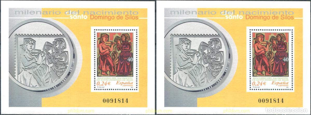 Sellos: 285270 MNH ESPA&Ntilde;A 2001 MILENARIO DEL NACIMIENTO DE SANTO DOMINGO DE SILOS