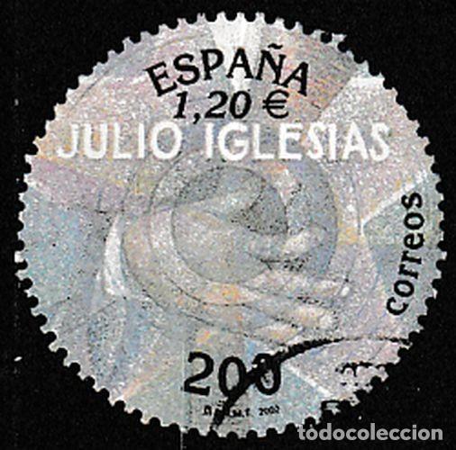 Sellos: Espa&ntilde;a 2000 3757(SH) Sello &ordm; Personajes Musica Julio Iglesias Exposicion Mundial Filatelia