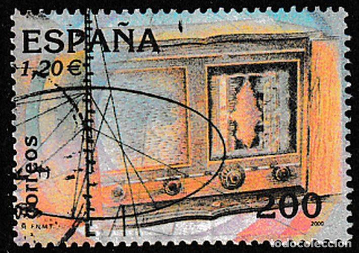 Sellos: Espa&ntilde;a 2000 3765(SH) Sello &ordm; Antena de Radio y Comunicacion Inalambrica Exposicion Mundial Filatelia